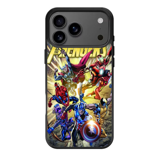The Avengers Comic Cover iPhone 17 Pro Max Case