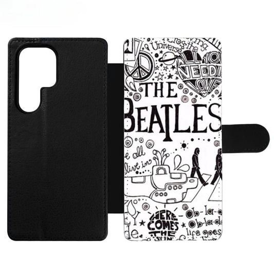 The Beatles Lyric Wallet Samsung Case
