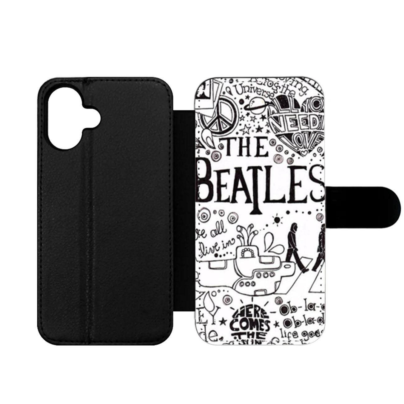 The Beatles Lyric Wallet iPhone Case