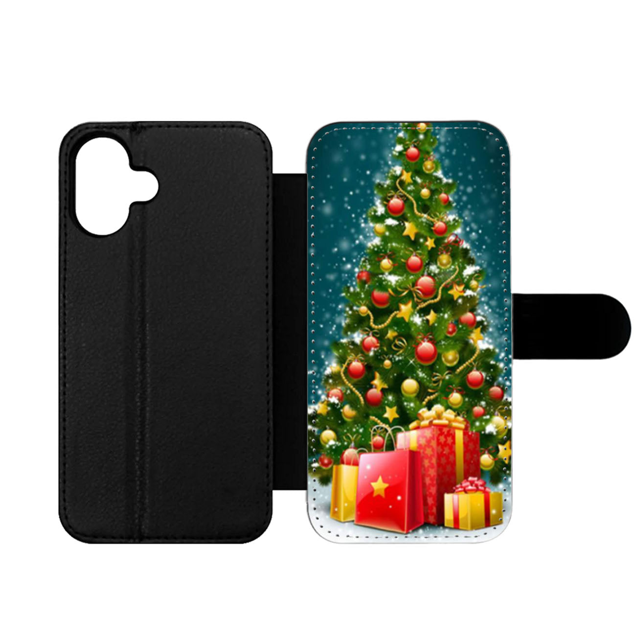 The Christmas Tree Three Wallet iPhone Case