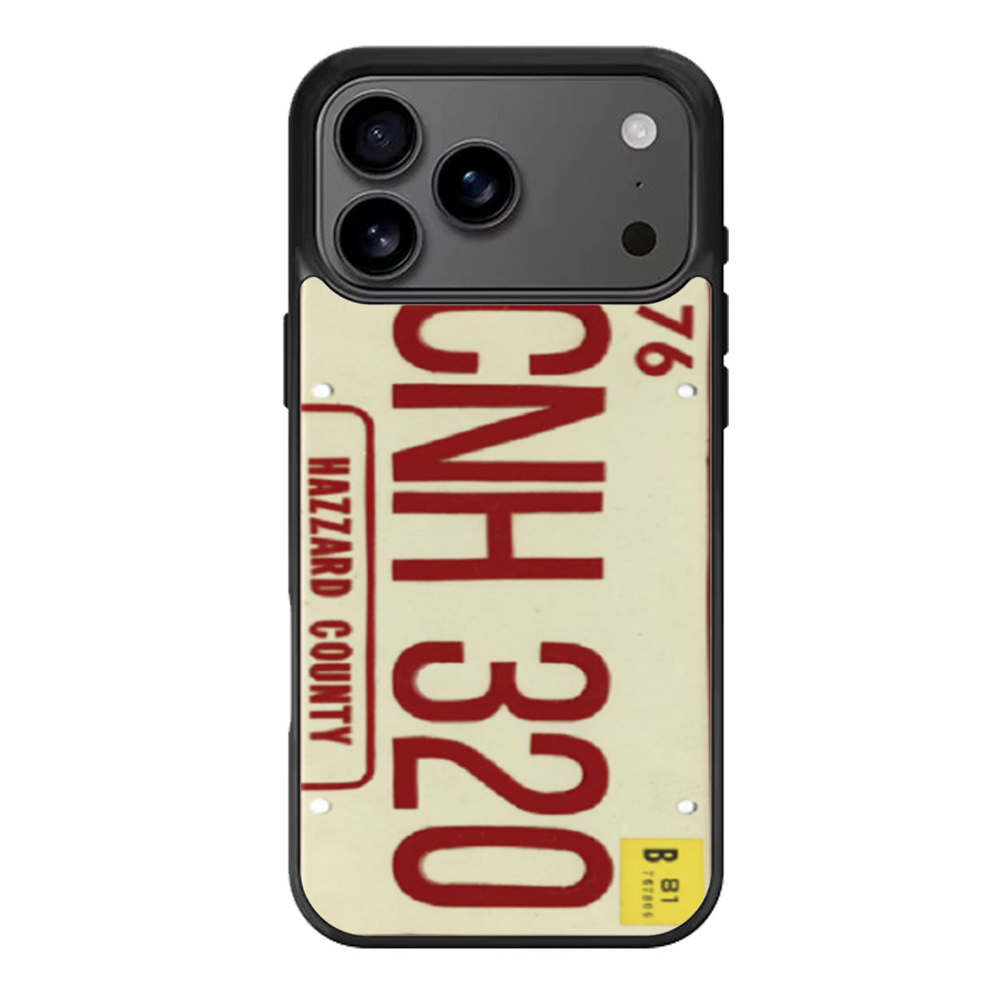 The Dukes Of Hazzard License Plate iPhone 17 Pro Max Case