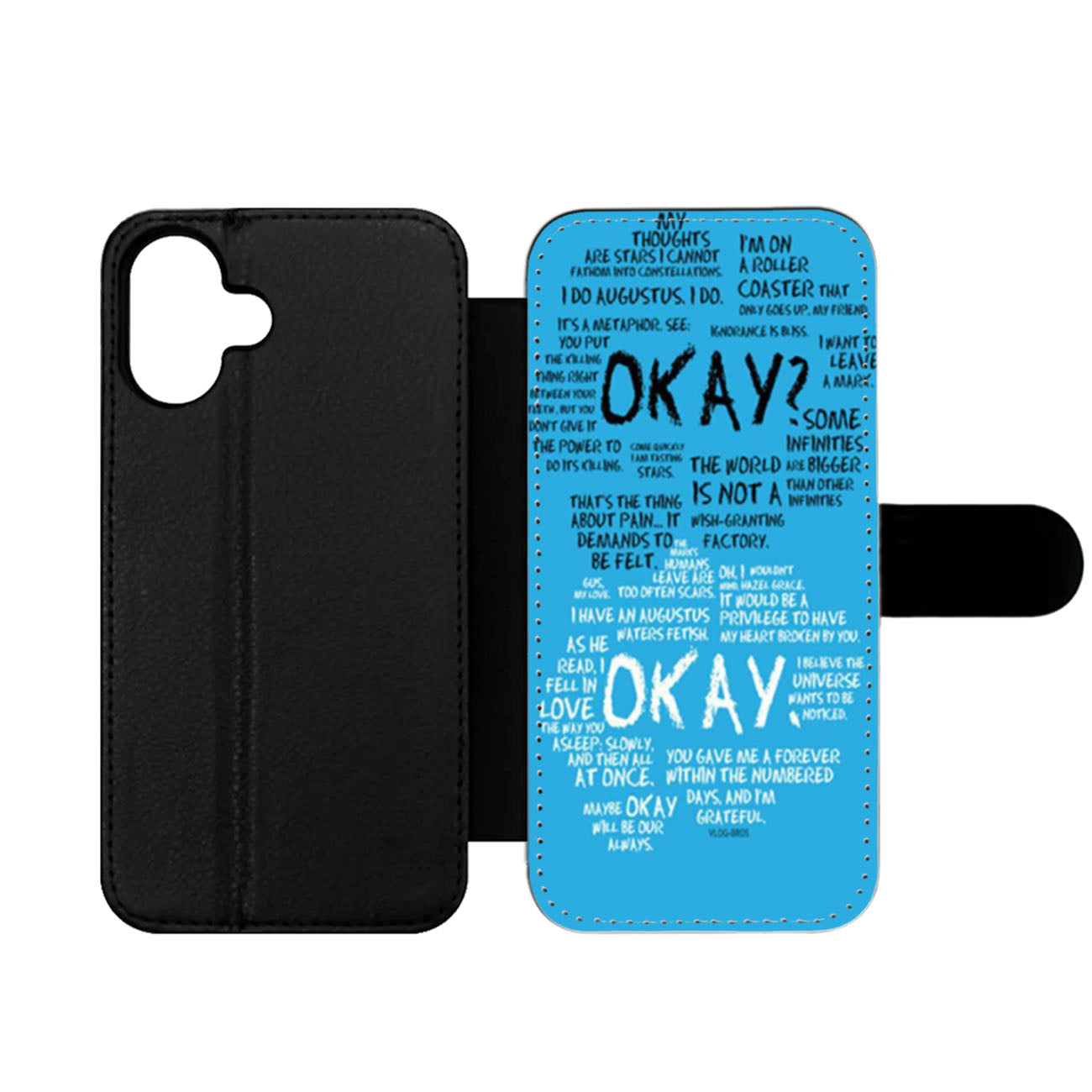 The Fault In Our Stars Quotes Wallet iPhone Case