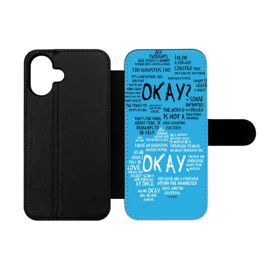 The Fault In Our Stars Quotes Wallet iPhone Case