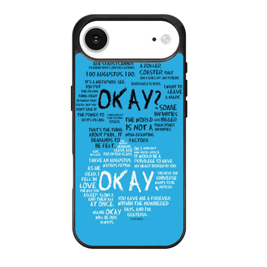 The Fault In Our Stars Quotes iPhone Air Case