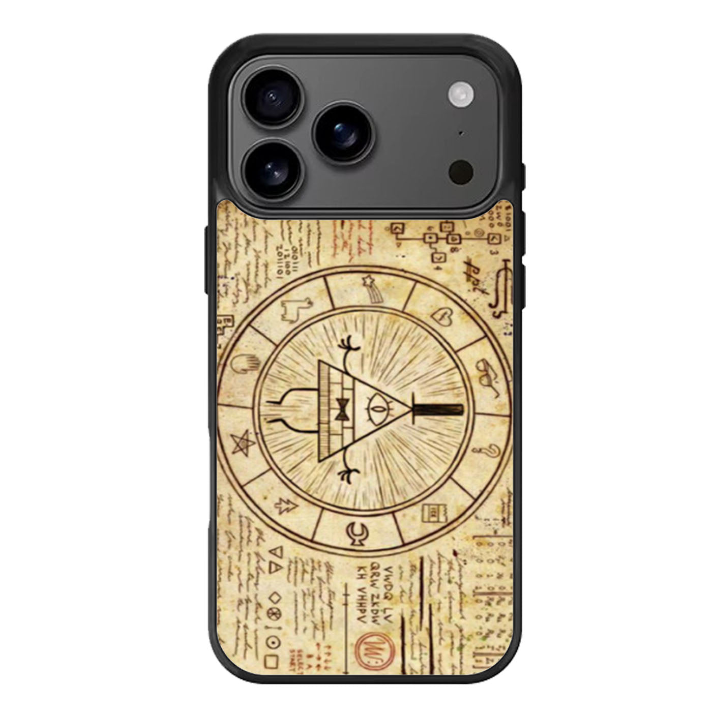 The Gravity Falls Intrigue Triangle Eye iPhone 17 Pro Max Case