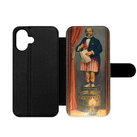The Haunted Mansion Stretching Painting Dynamite Wallet iPhone Case