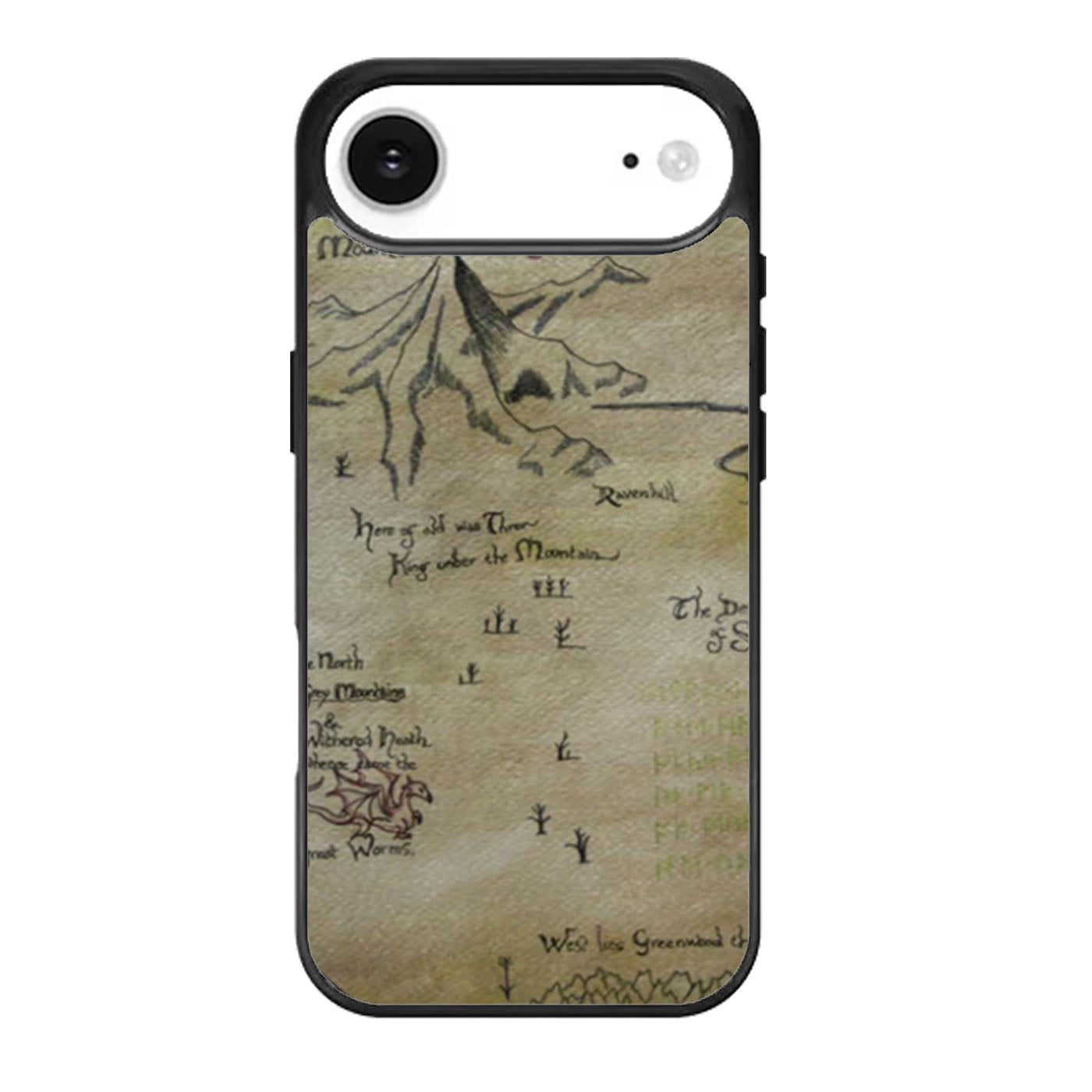 The Hobbit Lonely Mountain Map iPhone Air Case
