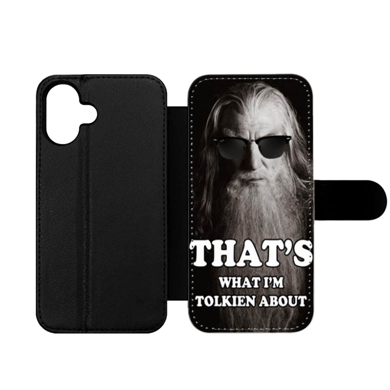 The Hobbit Gandalf Funny Quotes Wallet iPhone Case
