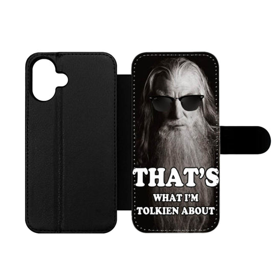The Hobbit Gandalf Funny Quotes Wallet iPhone Case