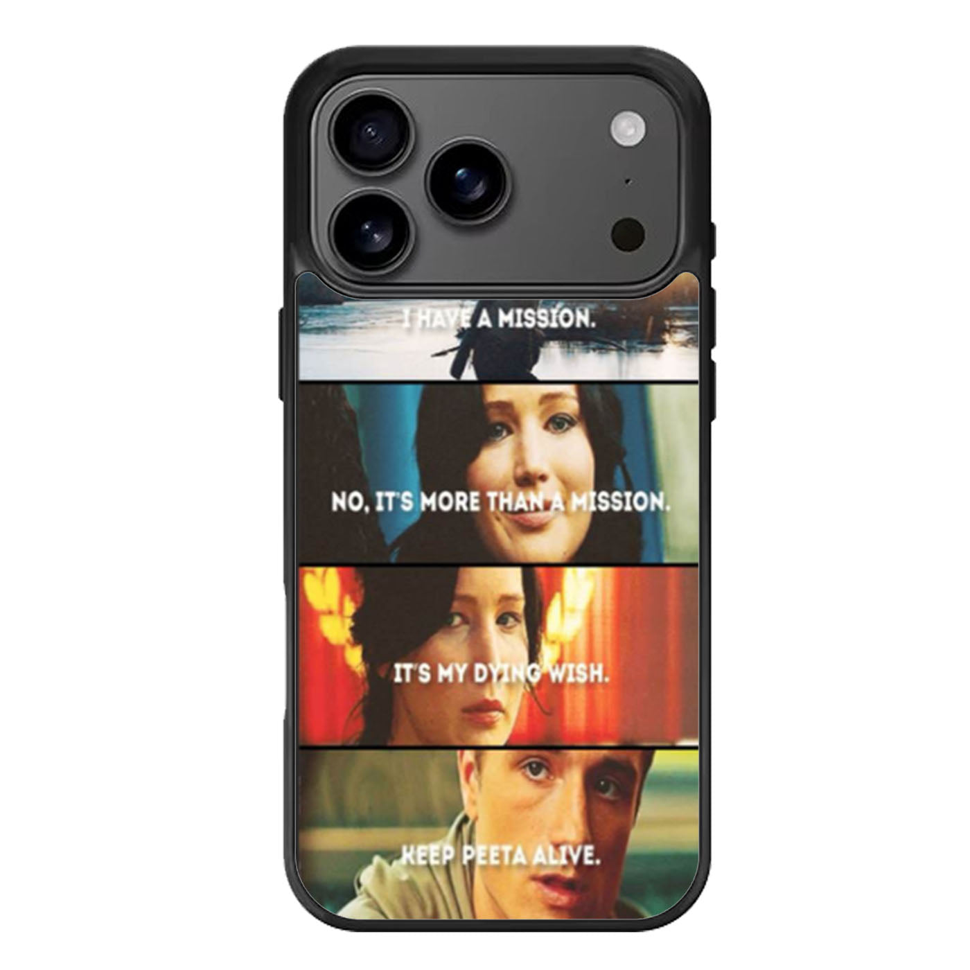 The Hunger Games Quotes Mockingjay iPhone 17 Pro Max Case
