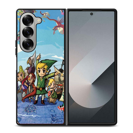 The Legend Of Zelda Wind Waker Samsung Z Fold 6 Case