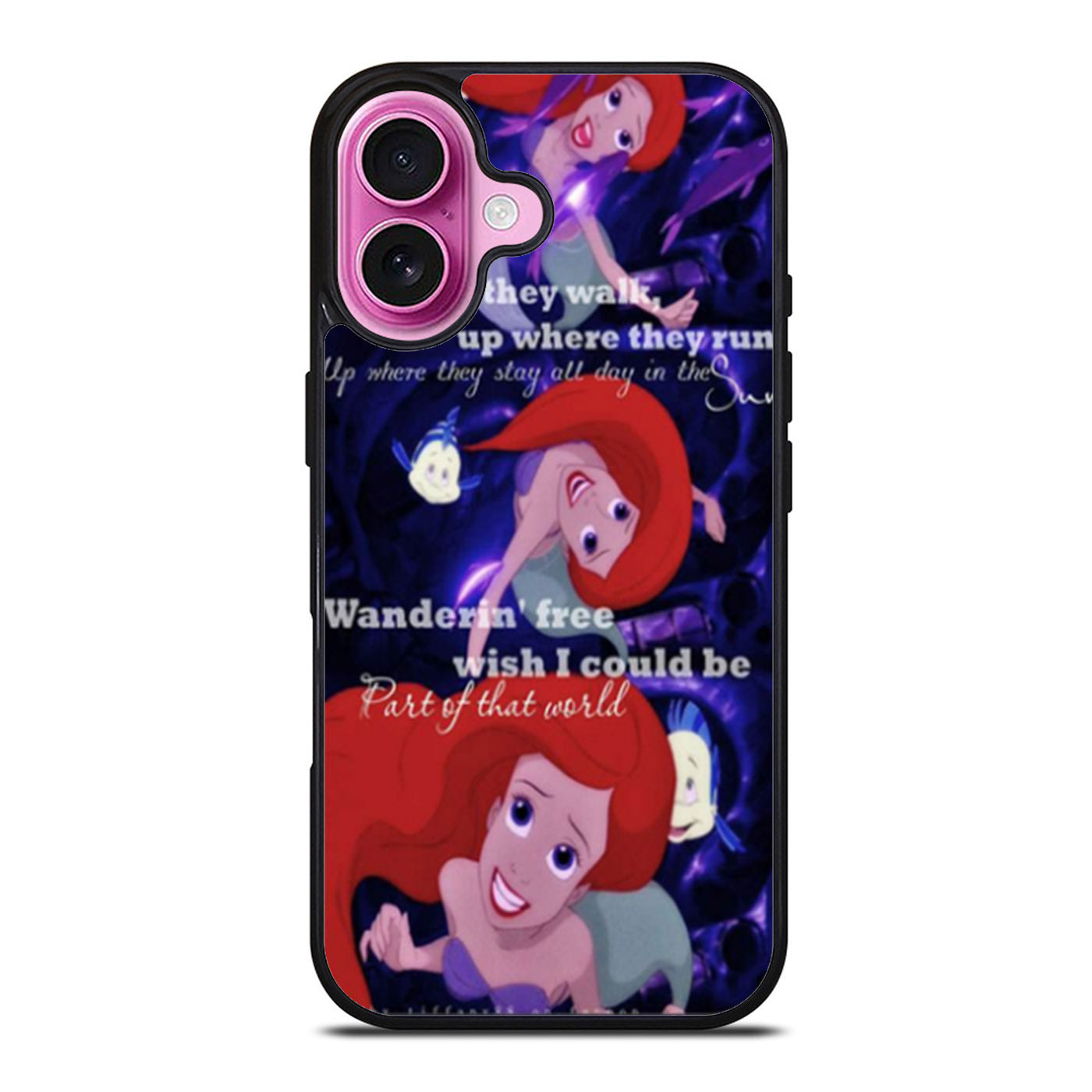 The Little Mermaid Ariel Quotes iPhone Case Cover