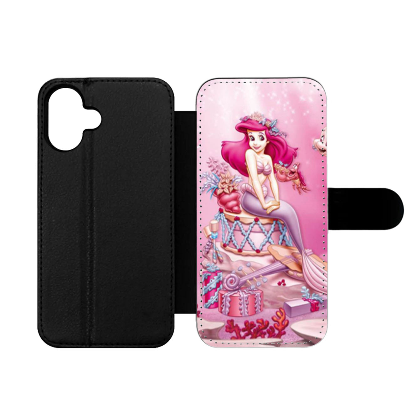 The Little Mermaid Pink Wallet iPhone Case
