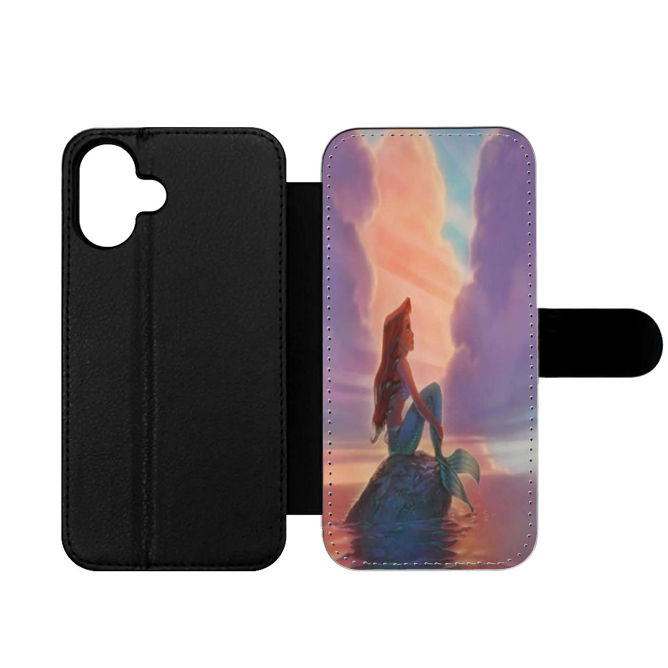 The Little Mermaid Sunset Wallet iPhone Case