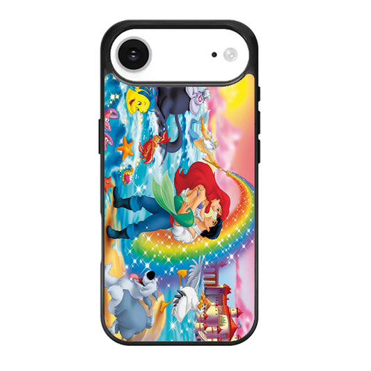 The Little Mermaid and rainbow iPhone Air Case