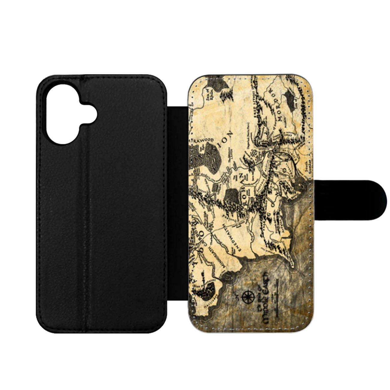 The Lord of the Rings Mordor Map Wallet iPhone Case