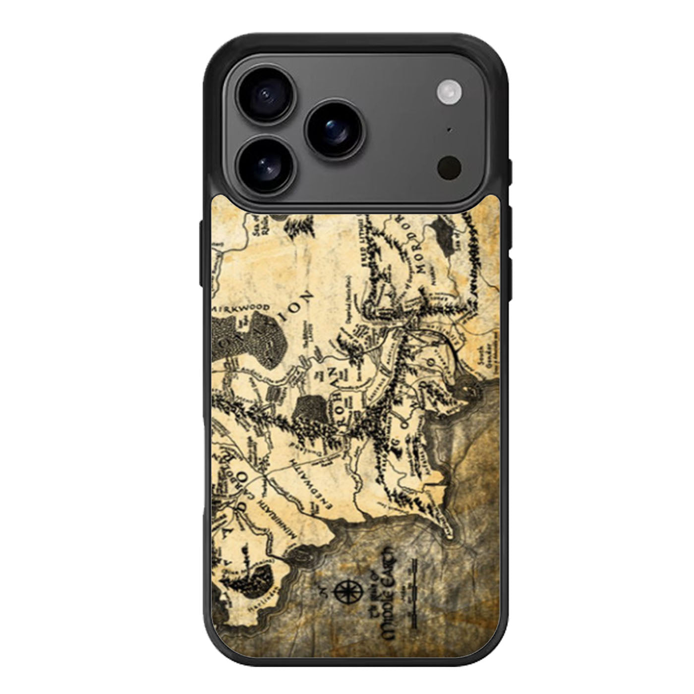 The Lord of the Rings Mordor Map iPhone 17 Pro Max Case