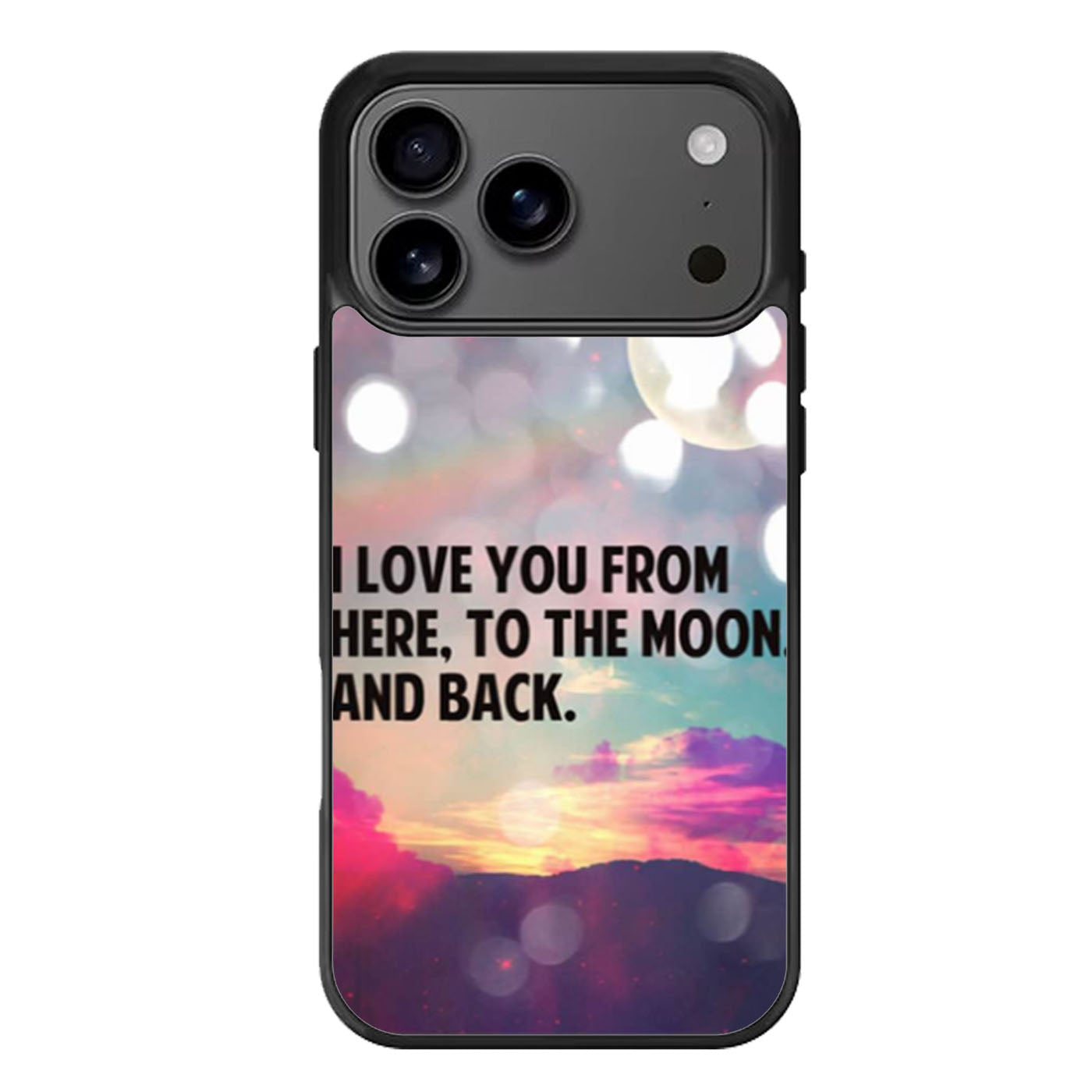 The Moon and Back iPhone 17 Pro Max Case