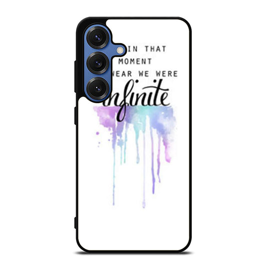 The Perks of Being a Wallflower Quote Samsung S25 Ultra Case