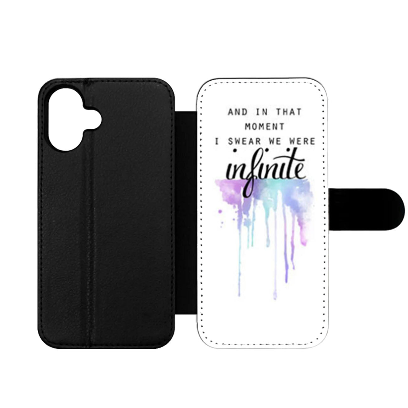 The Perks of Being a Wallflower Quote Wallet iPhone Case
