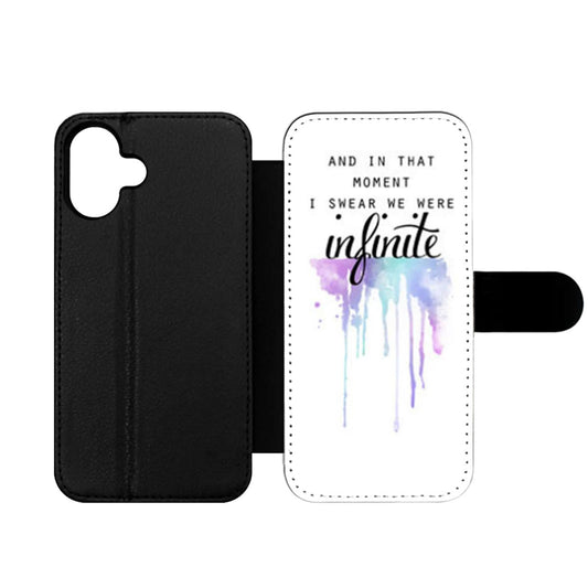 The Perks of Being a Wallflower Quote Wallet iPhone Case