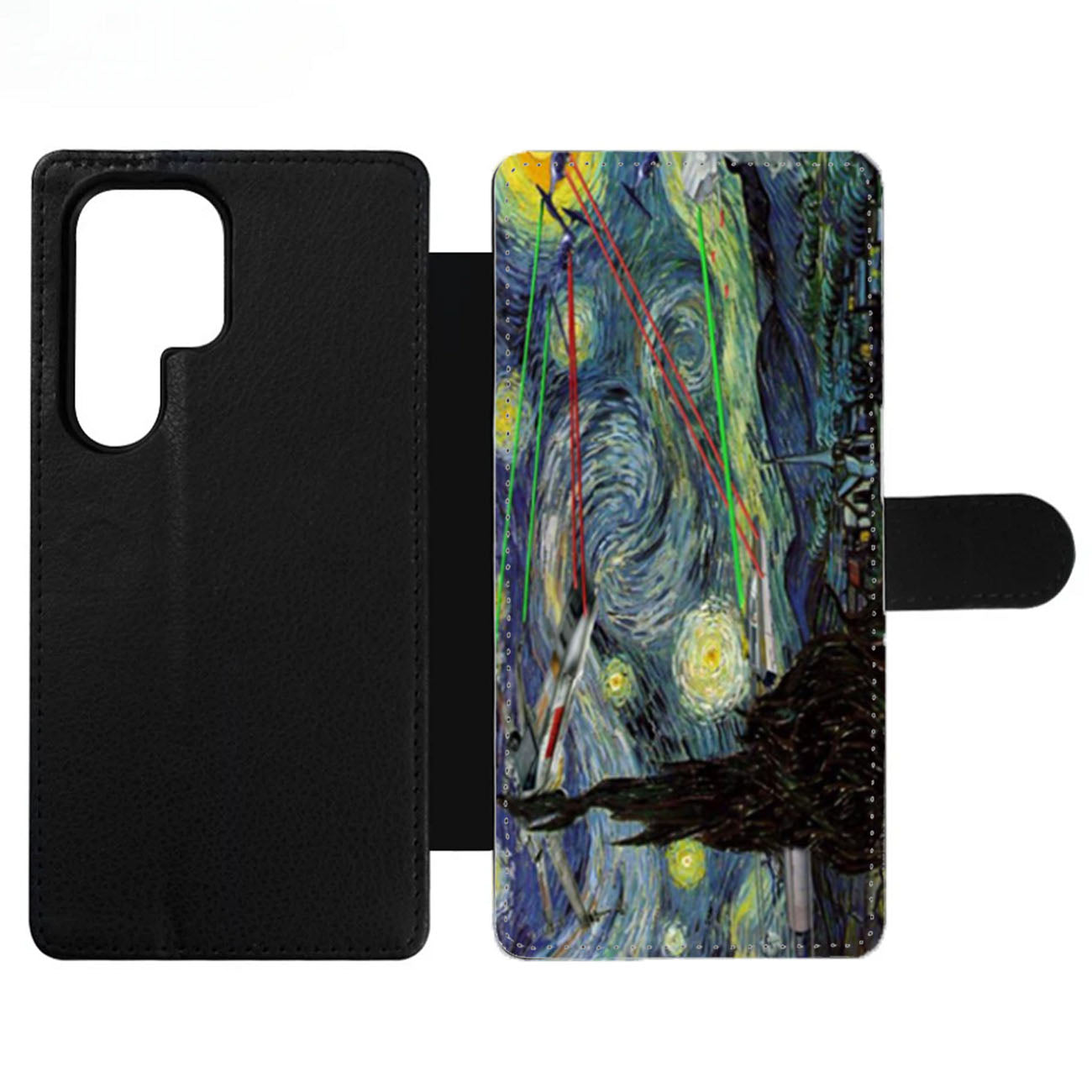 The Starry Night Star Wars Wallet Samsung Case