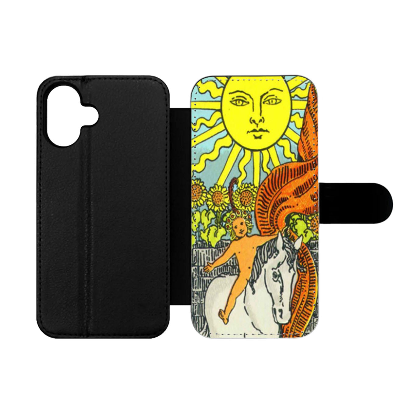 The Sun of Tarot Wallet iPhone Case