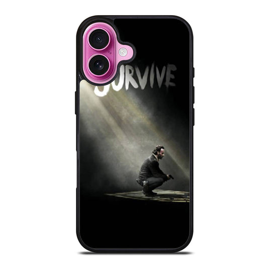 The Walking Dead Rick Grimes Survive iPhone Case Cover