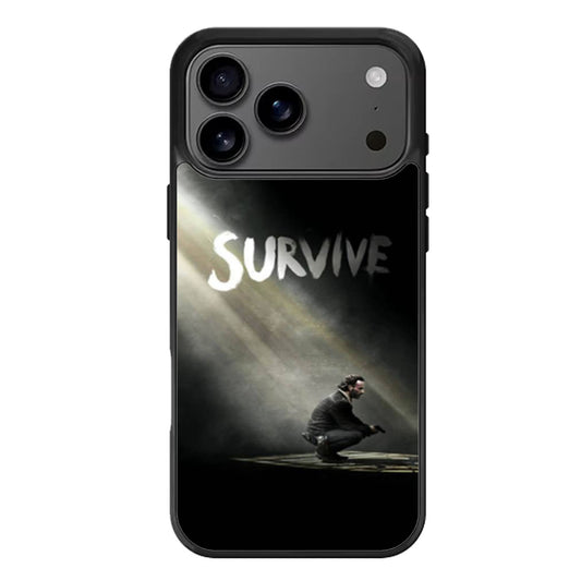 The Walking Dead Rick Grimes Survive iPhone 17 Pro Max Case
