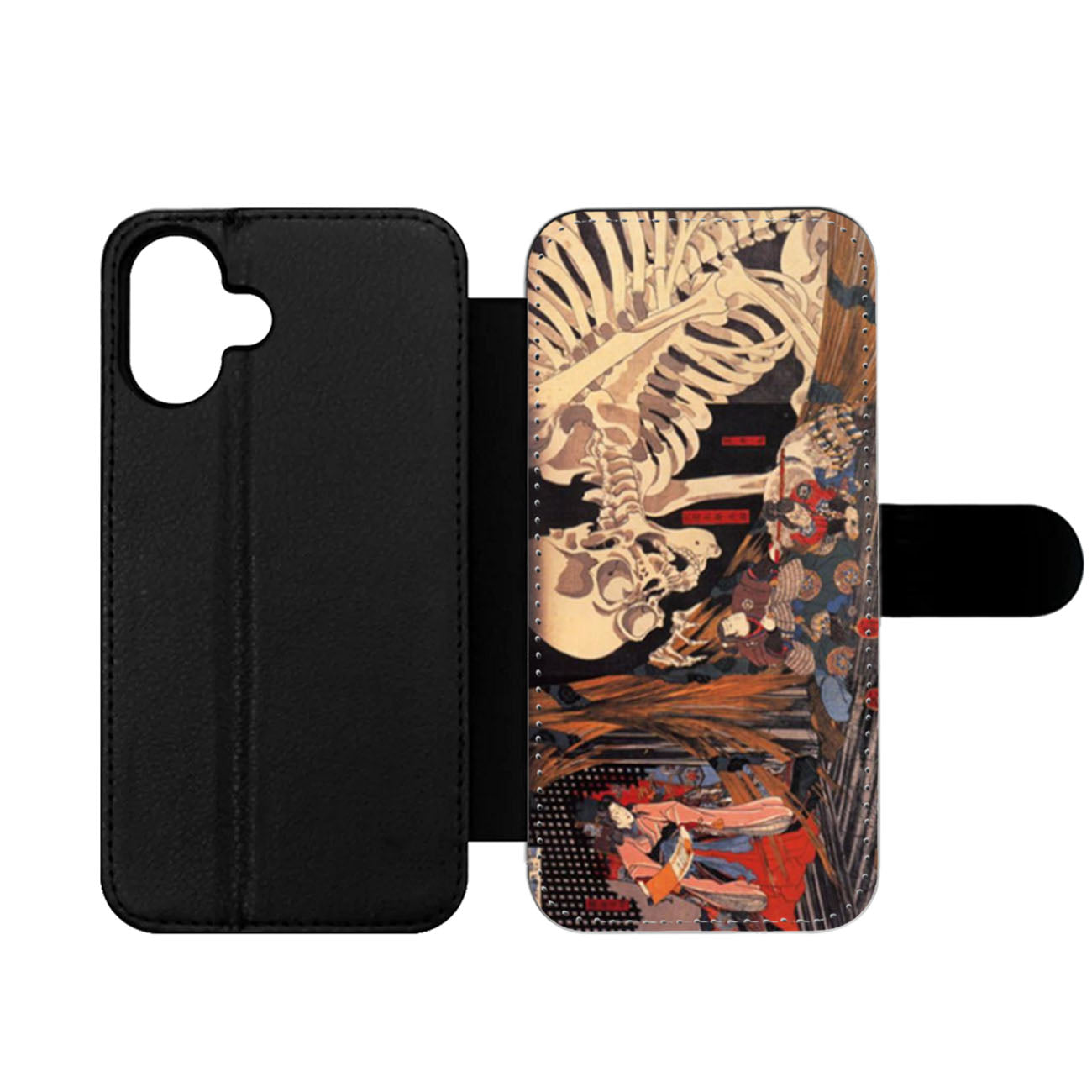 The Witch And The Skeleton Spectre Wallet iPhone Case
