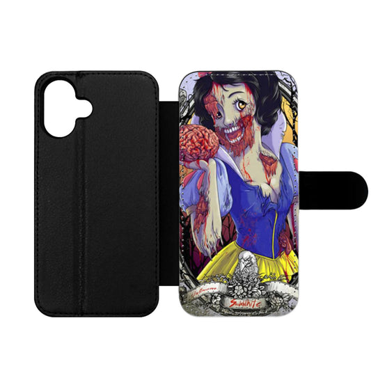 The Zombie Snow White Princess Wallet iPhone Case