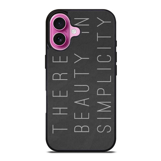 There is Beauty in Simplicity iPhone Case Cover