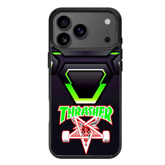 Thrasher Robbo Black Metallic iPhone 17 Pro Max Case