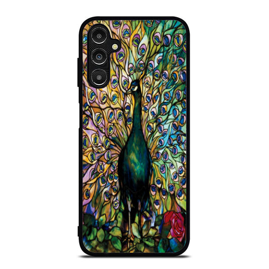 Tiffany Peacock Stained Glass Samsung A16 Case