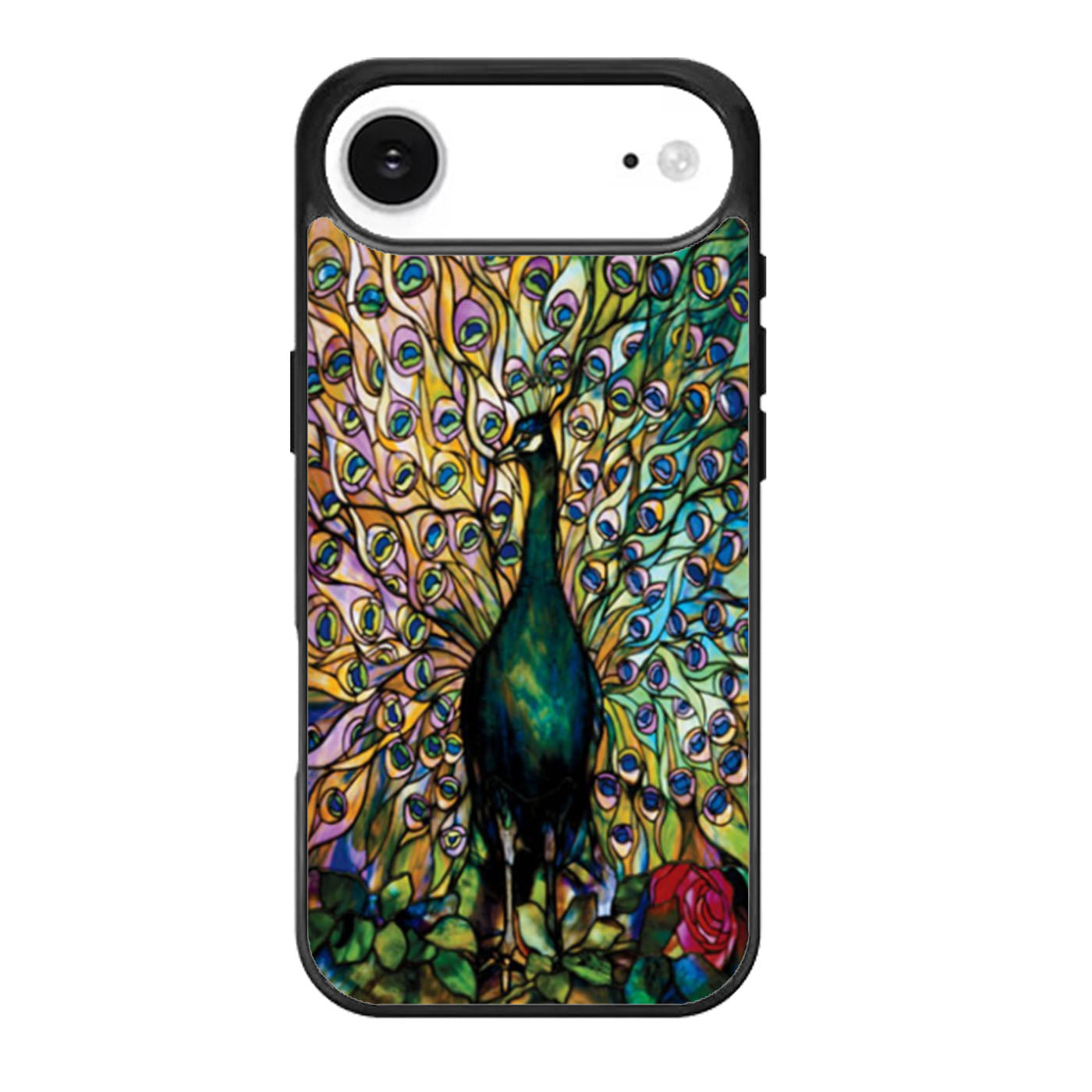 Tiffany Peacock Stained Glass iPhone Air Case