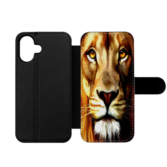 Tiger Face Wallet iPhone Case