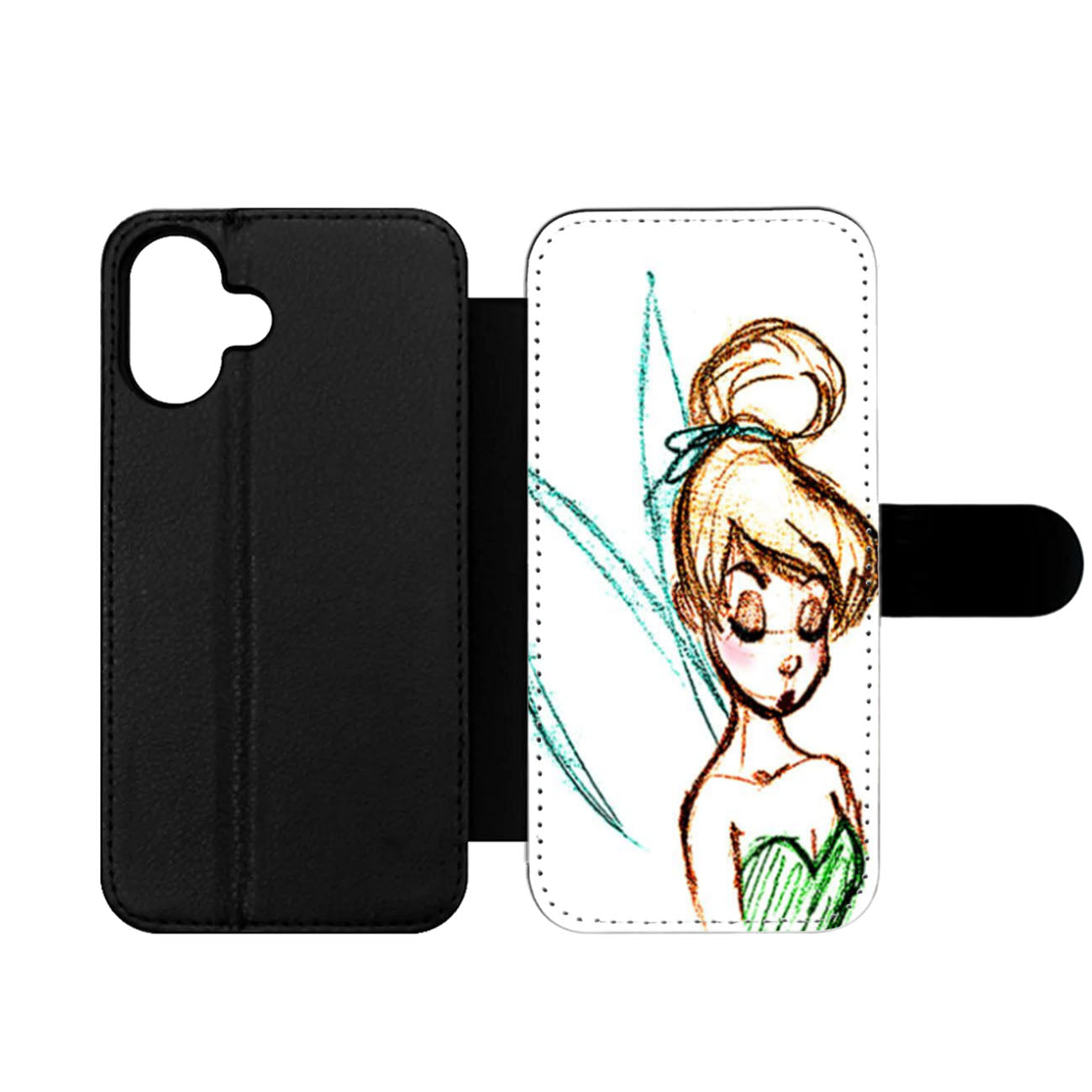 Tinkerbell Fairy Dust Art Wallet iPhone Case