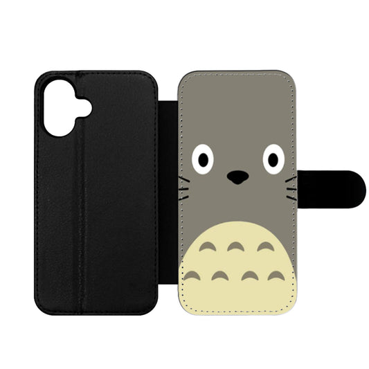 Totoro Face Wallet iPhone Case