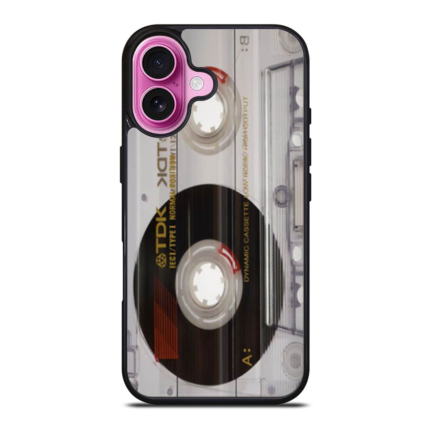 Transparent Cassette Tape iPhone Case Cover