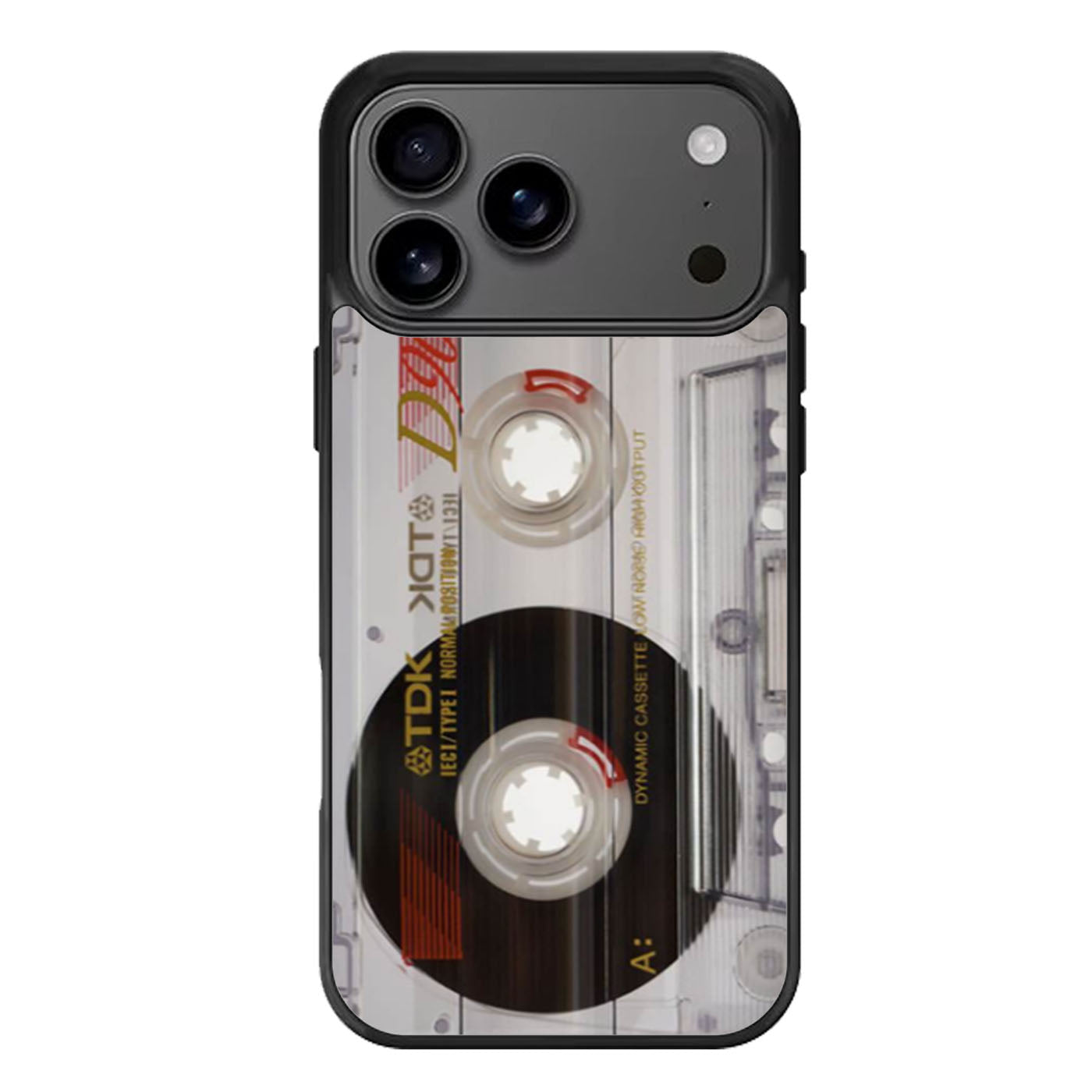 Transparent Cassette Tape iPhone 17 Pro Max Case