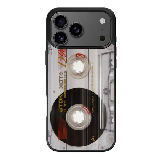Transparent Cassette Tape iPhone 17 Pro Max Case