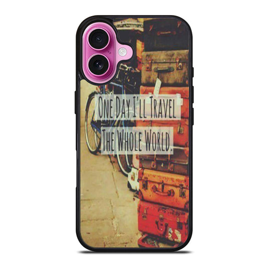 Travel Whole World Quote iPhone Case Cover