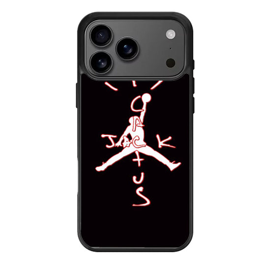Travis Scott Jack Cactus X Jordan Black iPhone 17 Pro Max Case