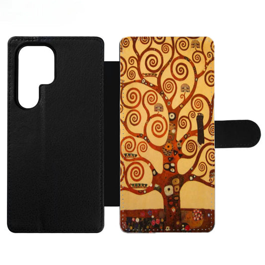 Tree of Life Gustav Klimt Wallet Samsung Case
