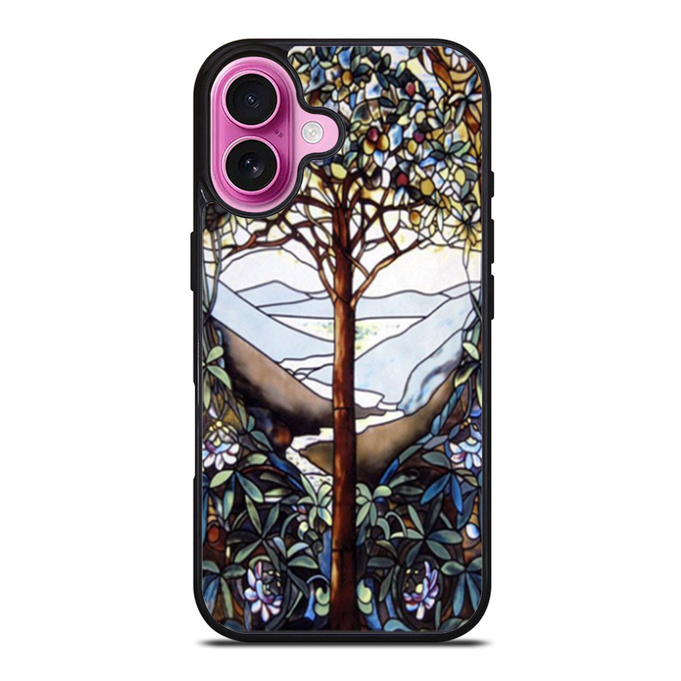 Tree of Life Stained Glass iPhone Case Cover
