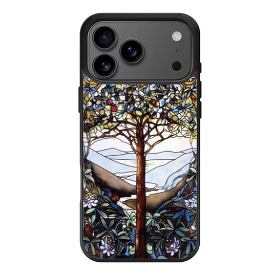 Tree of Life Stained Glass iPhone 17 Pro Max Case