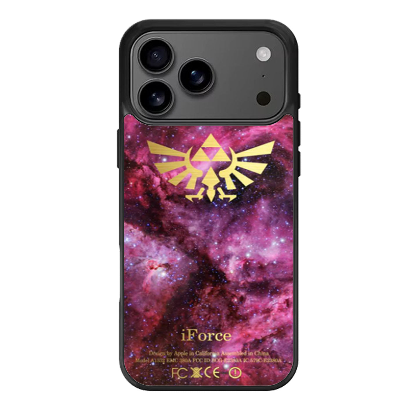 Triforce Eagle Galaxy Nebula iPhone 17 Pro Max Case