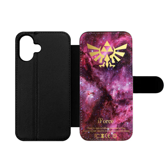 Triforce Eagle Galaxy Nebula Wallet iPhone Case