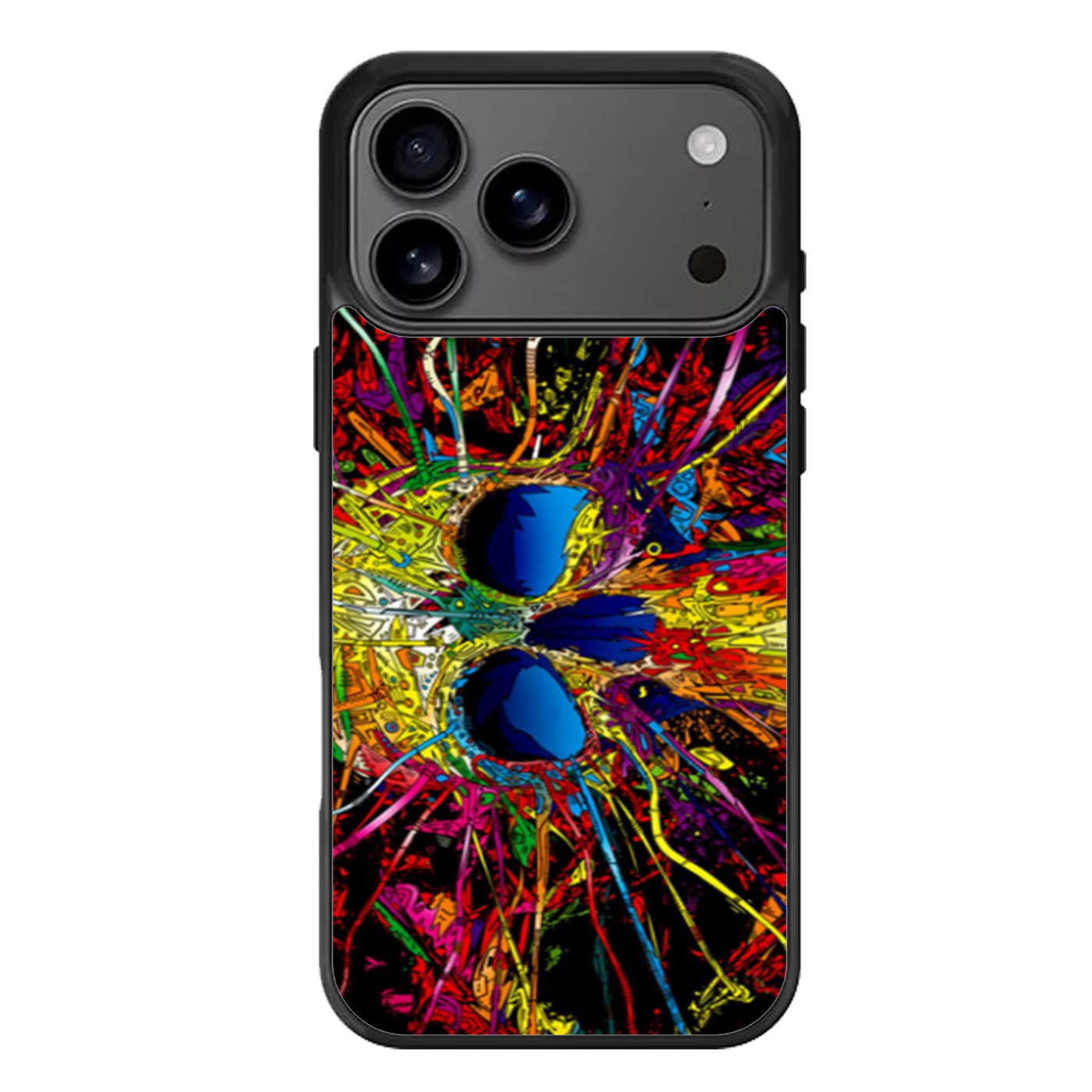 Trippy Skull Art iPhone 17 Pro Max Case