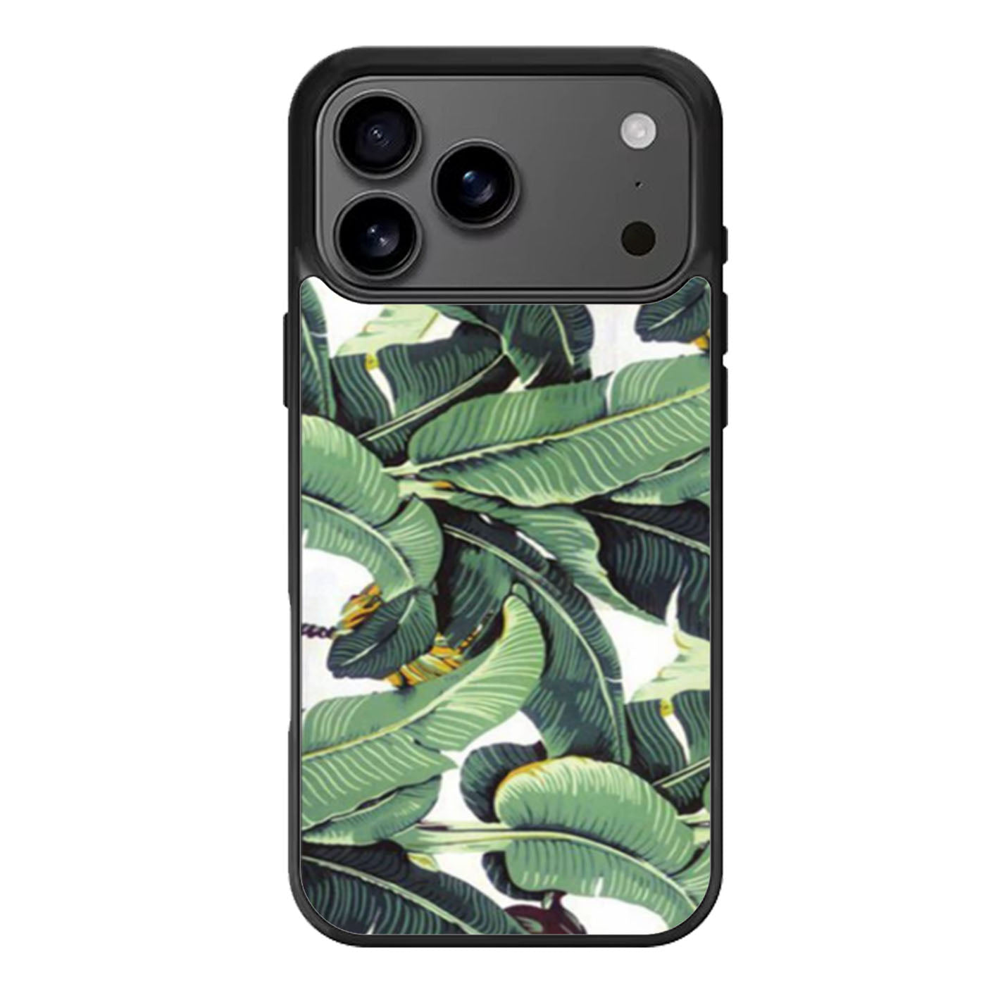 Tropical Banana Leaves Pattern iPhone 17 Pro Max Case